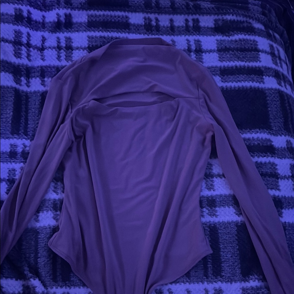 Long Sleeve Purple Top